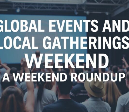 Global Events and Local Gatherings: A Weekend Roundup Global Events and Local Gatherings: A Weekend Roundup