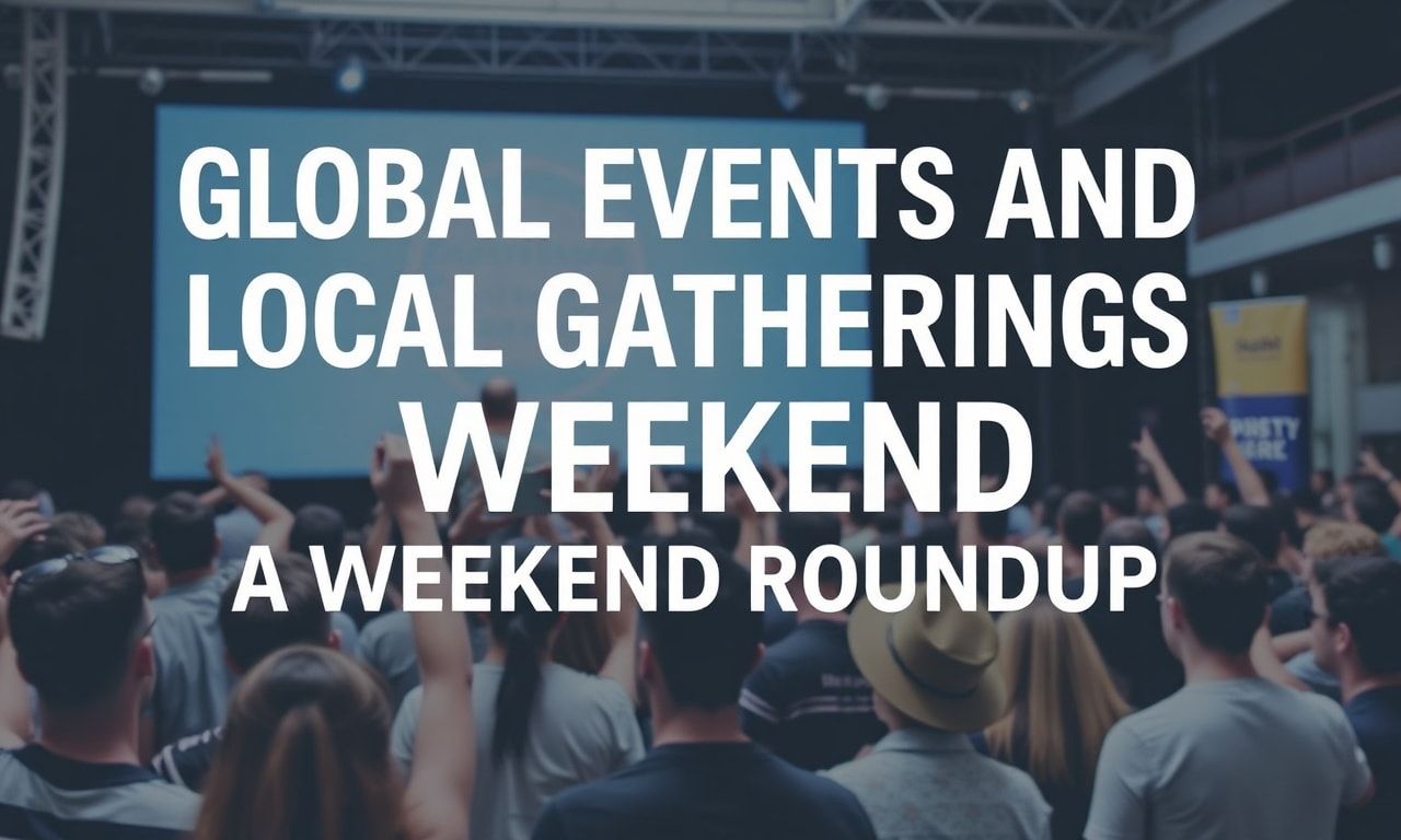 featured-global-events-and-local-gatherings-a-weekend-round Global Events and Local Gatherings: A Weekend Roundup