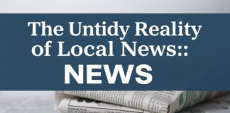 The Messy Truth About Local News: Why Your Hometown Paper Might Be Dying The Untidy Reality of Local News: Why Your Local Newspaper Could Be Failing